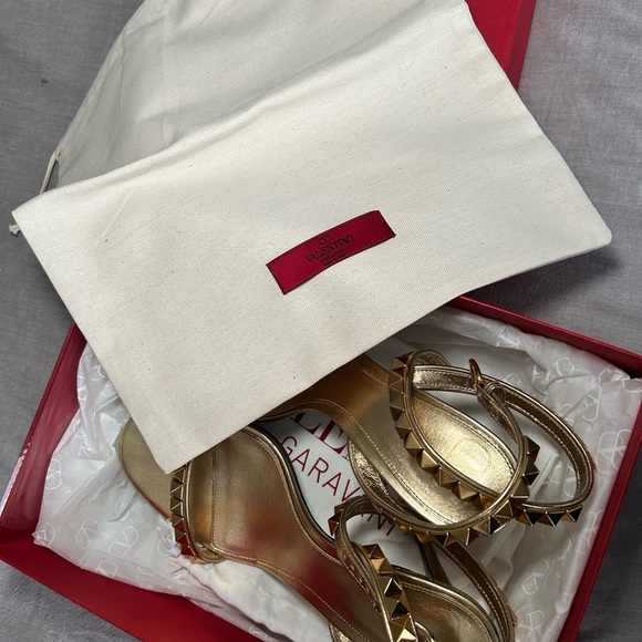 Valentino Rockstud Heel Sandals - Picture 8 of 10